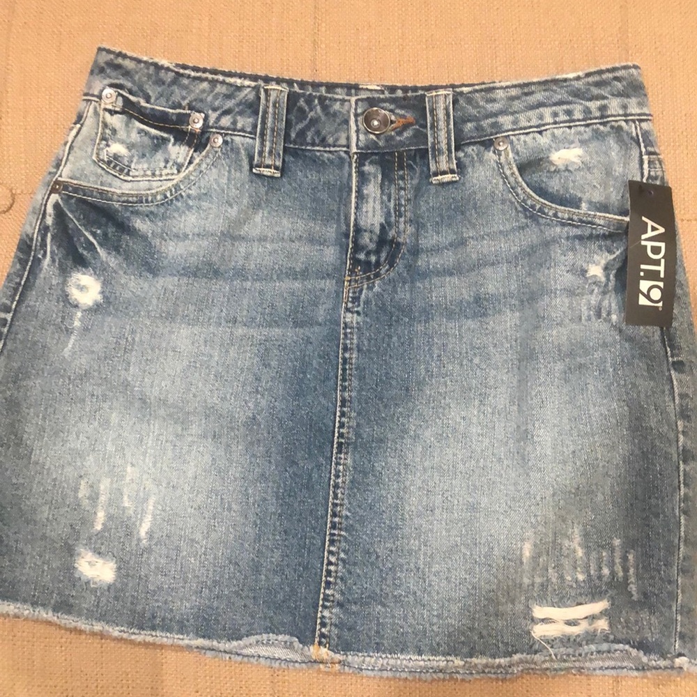 Denim Mini Skirt
